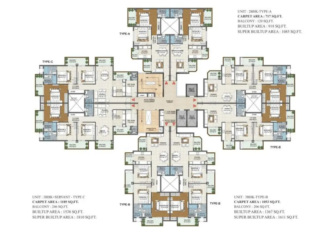 Rishita Manhattan Floor Plan